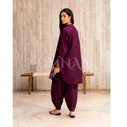 UA-277 Embroidered Trendy Cotton Co-Ord Set | Umnaa