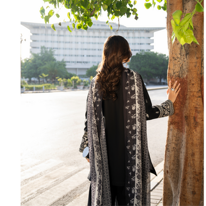 UCA-22 3 pc Summer Cotton Lawn Monochrome Collection | Ready to Wear | Casuallite