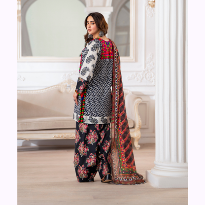 3 Pc Luxury Embroidered trendy Farshi Shalwar Collection | Eid Wear | karma collection