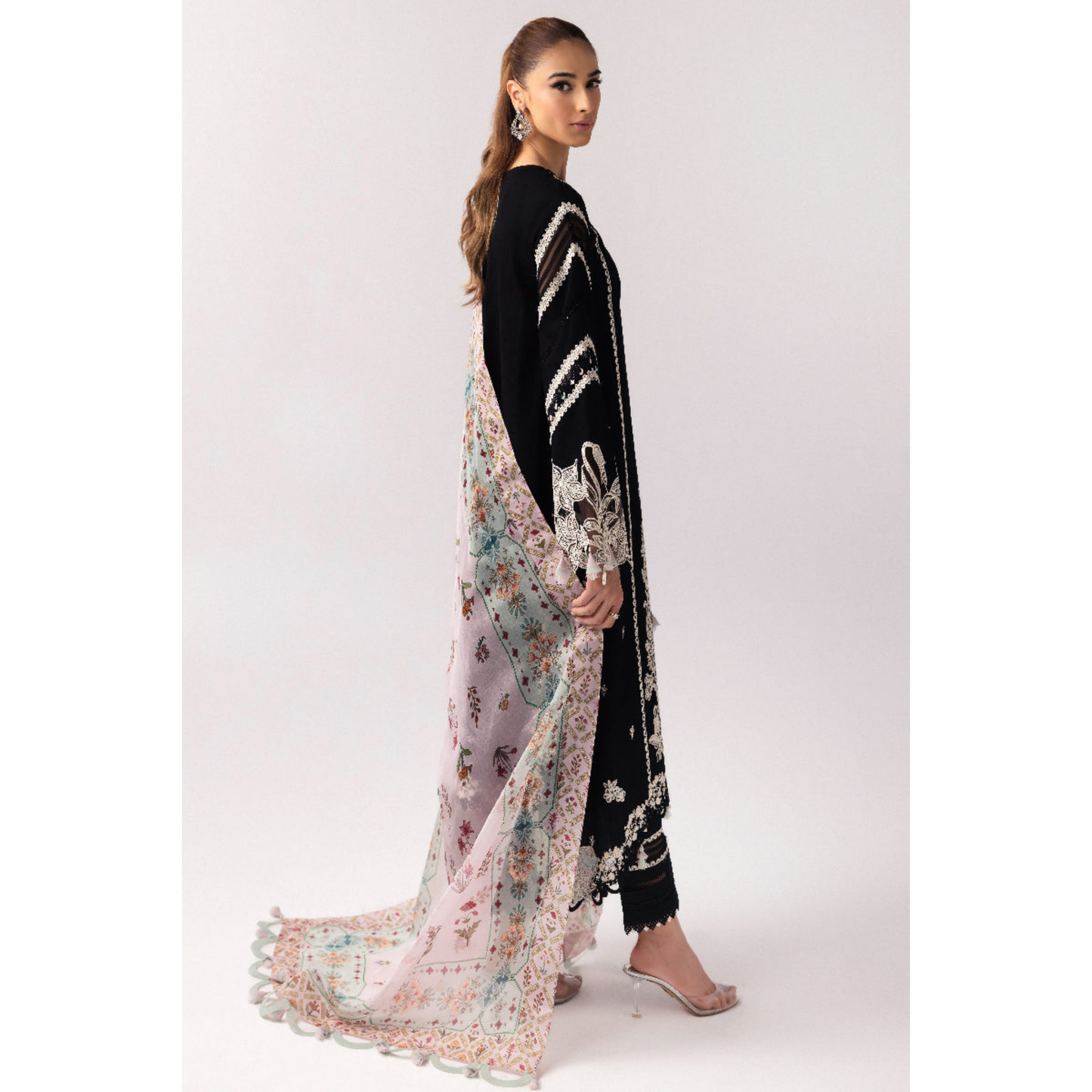 3 Pc Festive Embroidered Collection  | Ready to Wear | Qalamkar