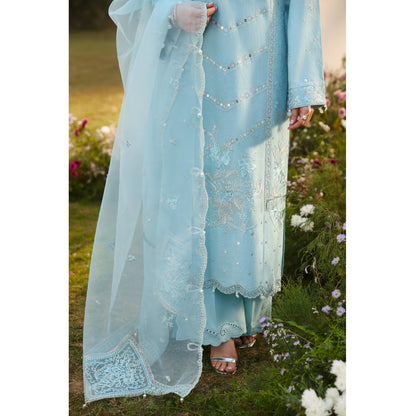 UMS-56 Janan Mother Daughter Chikenkari Jacquard Eid Edit by Simrans | Ready to Wear Asian Pakistani clothes