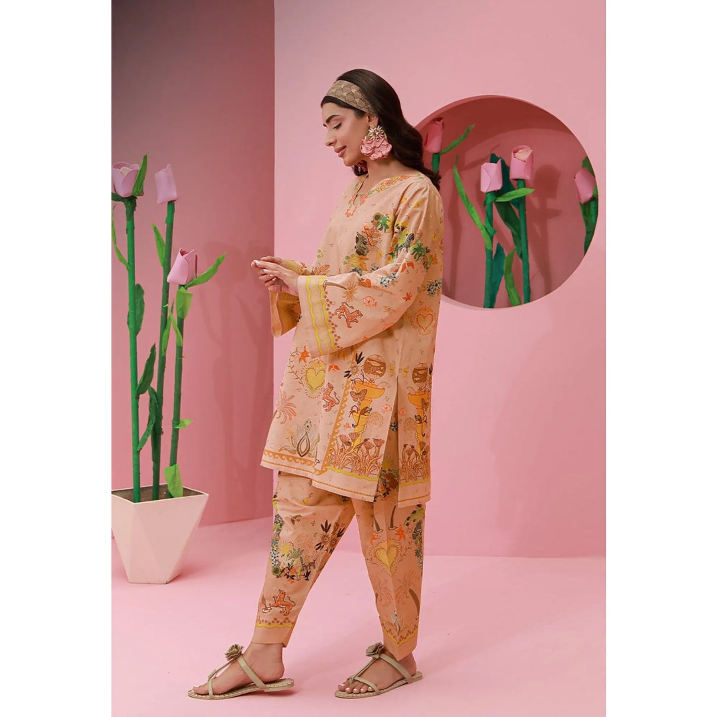 UAS-01 printed Pret by Asim jofa Printed Co Ord Set summer Collection Ready to Wear asian clothes