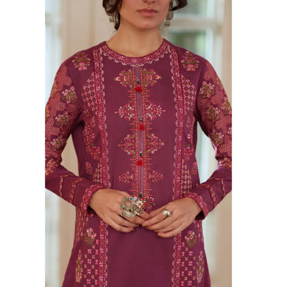 UCA-46 "Sakoon" Embroidered Cambric Cotton Pc Collection | Casuallite
