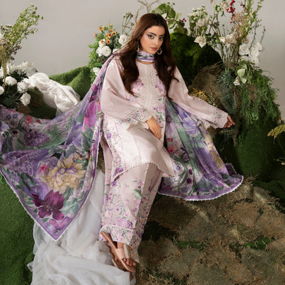 KC-1587 "AYRA" Embroidered Cambric Cotton Collection by Karma Collection