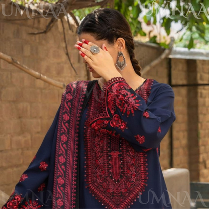 UCA-38 Casuallite Best Seller Embroidered Cotton Farshi Shalwar dress by Casuallite