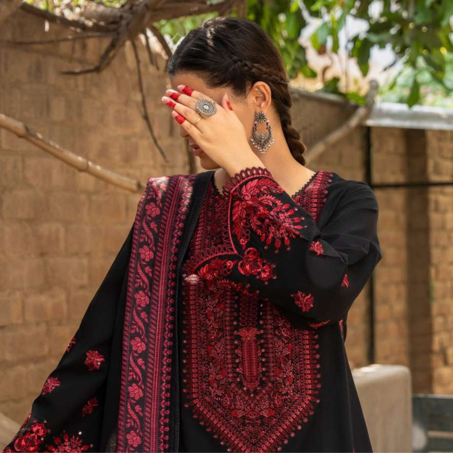 UCA-20 Luxury Cambric Cotton Farshi Shalwar Collection | Ready to Wear | Casuallite