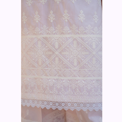 KC-1439 Embroidered Cambric Cotton Dress Ready to Wear 3 Pc - Karma Collection