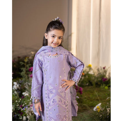 UMS-56 Janan Mother Daughter Chikenkari Jacquard Eid Edit by Simrans | Ready to Wear Asian Pakistani clothes