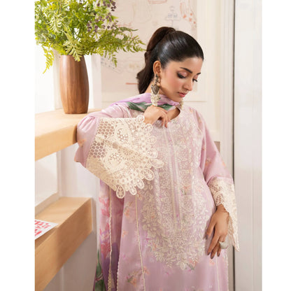 "Flora" Embroidered Lawn 3 Pc Collection | Karma Collection