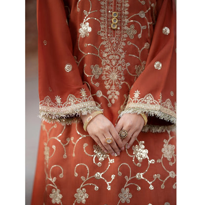 UCA-35 Darbar Festive Drop Embroidered Collection by Casuallite
