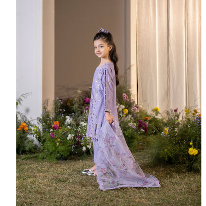 UMS-56 Janan Mother Daughter Chikenkari Jacquard Eid Edit by Simrans | Ready to Wear Asian Pakistani clothes