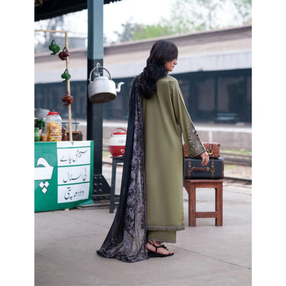 UCA-39 SafarNama Summer Embroidered Cotton Dress with Printed Silk Dupatta | Women’s Wear Pakistani Designer Outfit by Casuallite