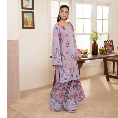 "Flora" Embroidered Lawn 3 Pc Collection | Karma Collection