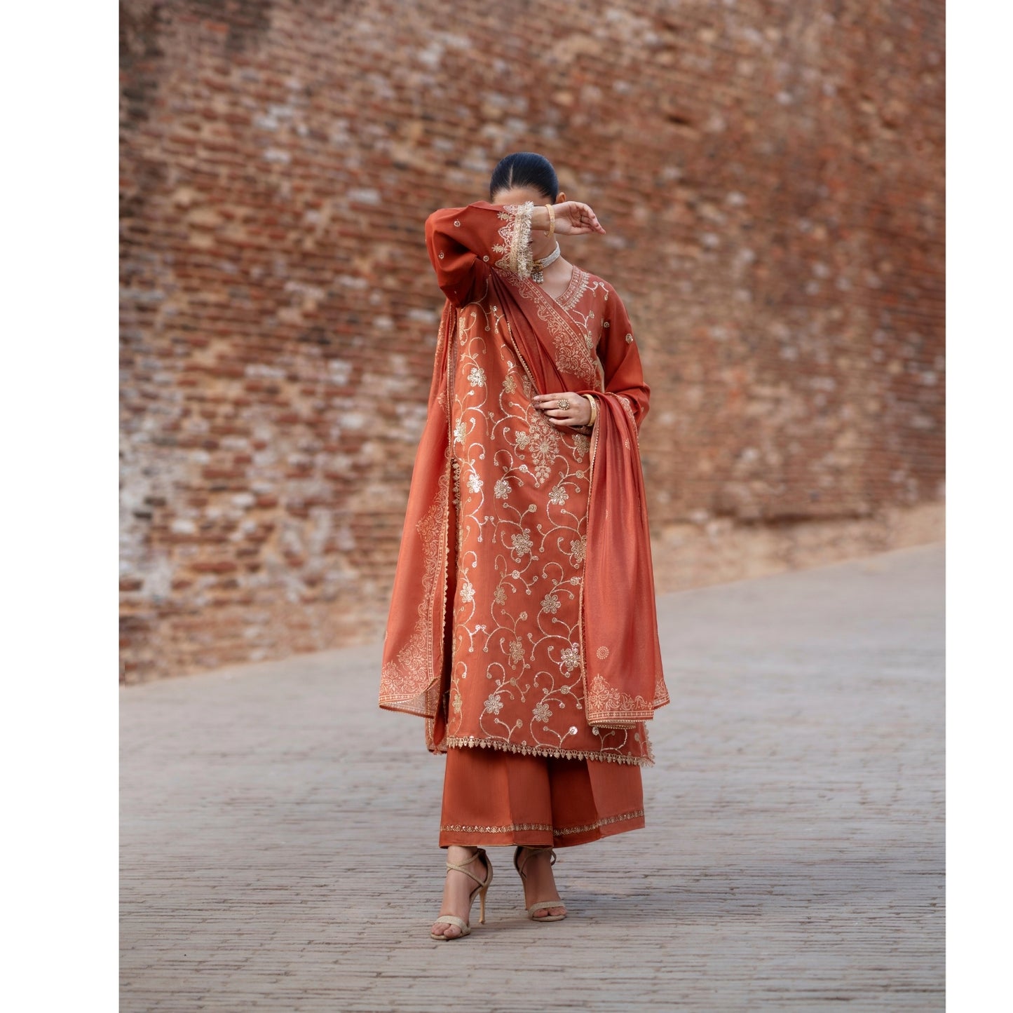 UCA-35 Darbar Festive Drop Embroidered Collection by Casuallite