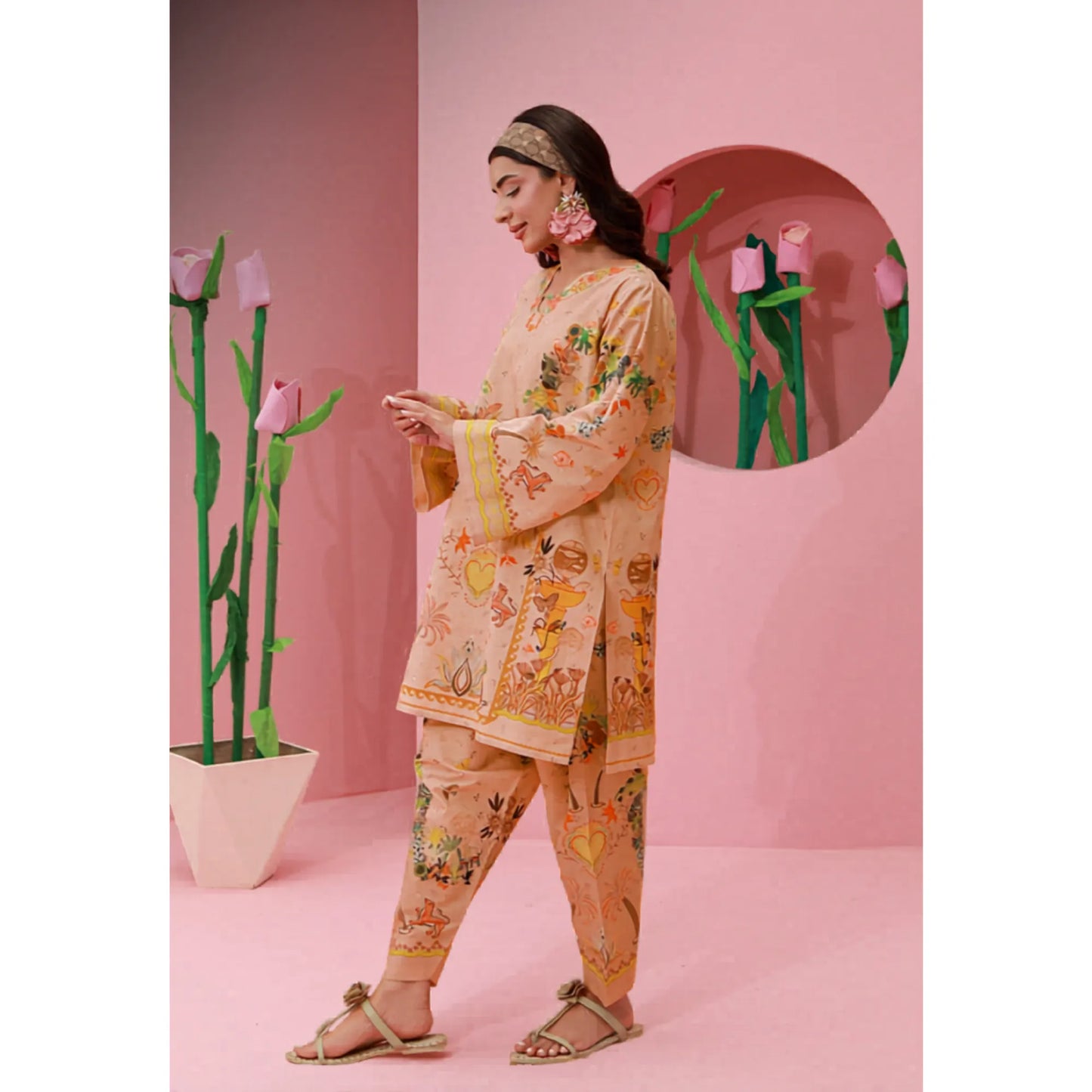 UAS-01 printed Pret by Asim jofa Printed Co Ord Set summer Collection Ready to Wear asian clothes