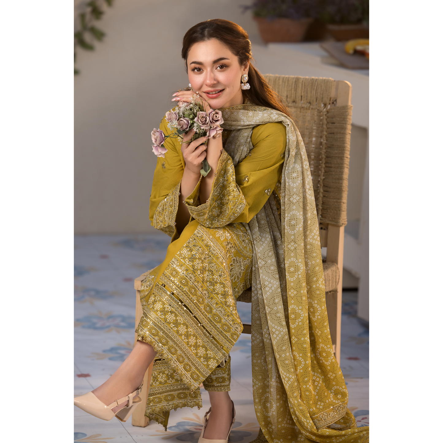 UAL-02 3 Pc Cotton Jacquard Ready to Wear Collection | Simrans