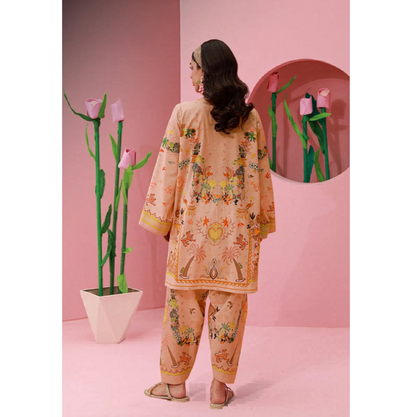 UAS-01 printed Pret by Asim jofa Printed Co Ord Set summer Collection Ready to Wear asian clothes