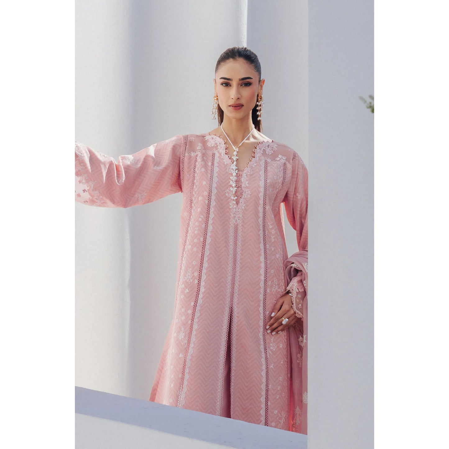 UQR-02 Qalamkar Basic Pret 26" Summer Collection | Ready to Wear Asian clothes