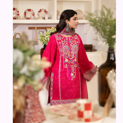 "Gulmahar" Embroidered Lawn Collection by karma Collection