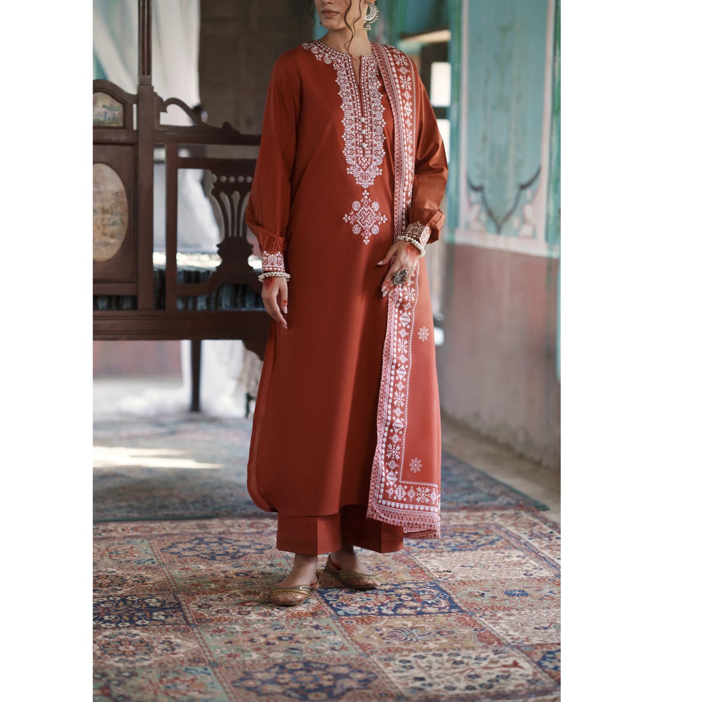 UCA-42 Before Sunset by Casuallite Embroidered Cotton Collection | Ready to Wear Pakistani Asian clothes