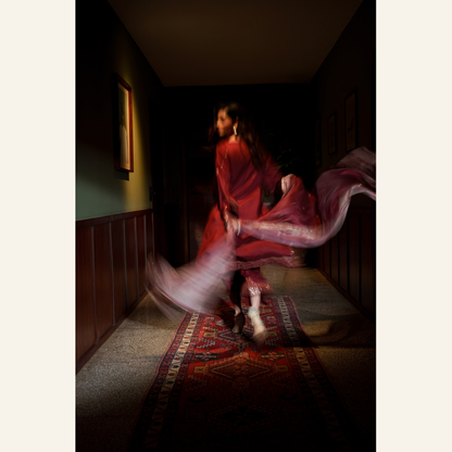 UCA-36 ELARA Festive Embroidered Viscose Dress with Printed Silk Dupatta | Women’s Festive Wear Pakistani Designer Outfit by Casuallite