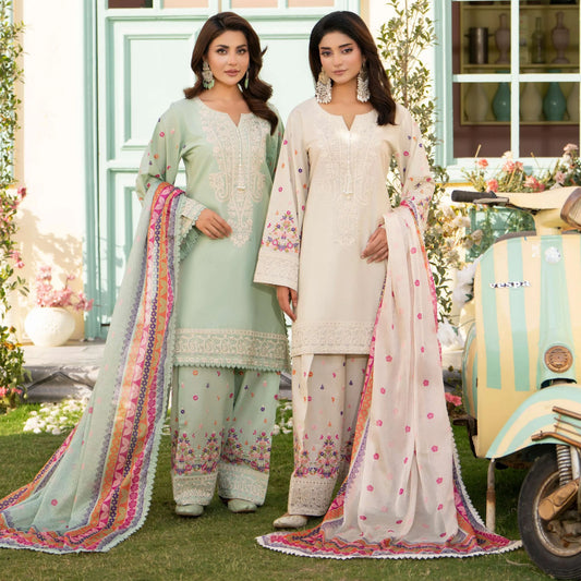KC-1556 "Ferisha" Embroidered Festive Collection by Karma Collection