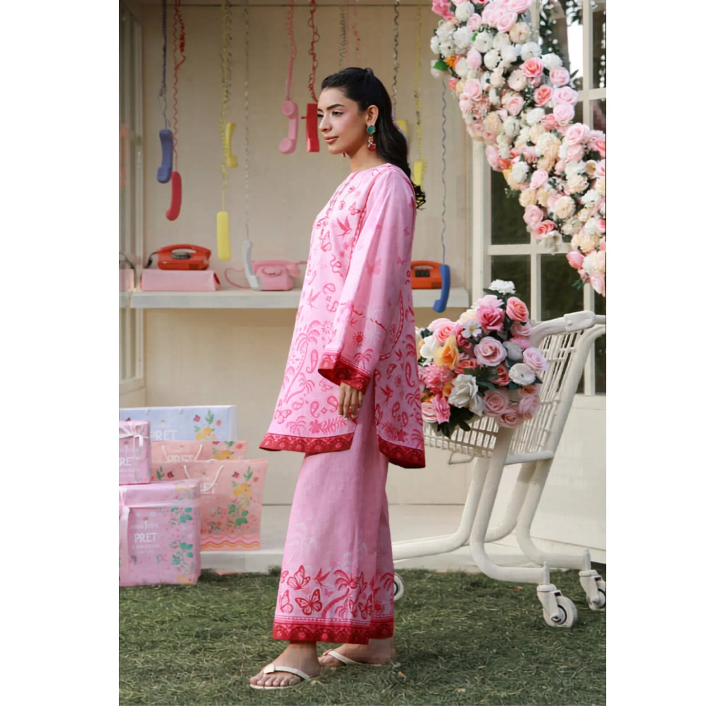 UAS-01 printed Pret by Asim jofa Printed Co Ord Set summer Collection Ready to Wear asian clothes