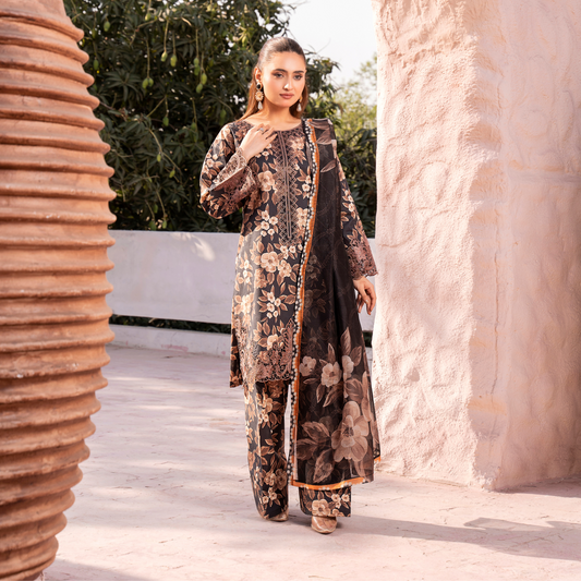 RA-17 Embroidered Printed Lawn Collection | Ready to Wear | Raniya.h