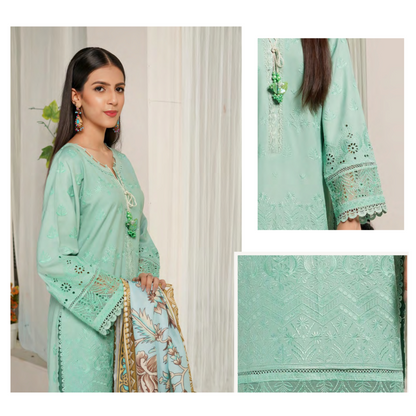 3 Pc Dhanak Collection | Ready to Wear | MUNIRA | UMMUN07