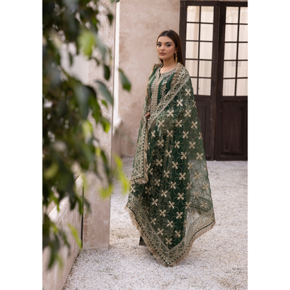 UMS-30 "Nureh" by Simrans 3 Pc Ready to Wear Pakistani Festive Collection