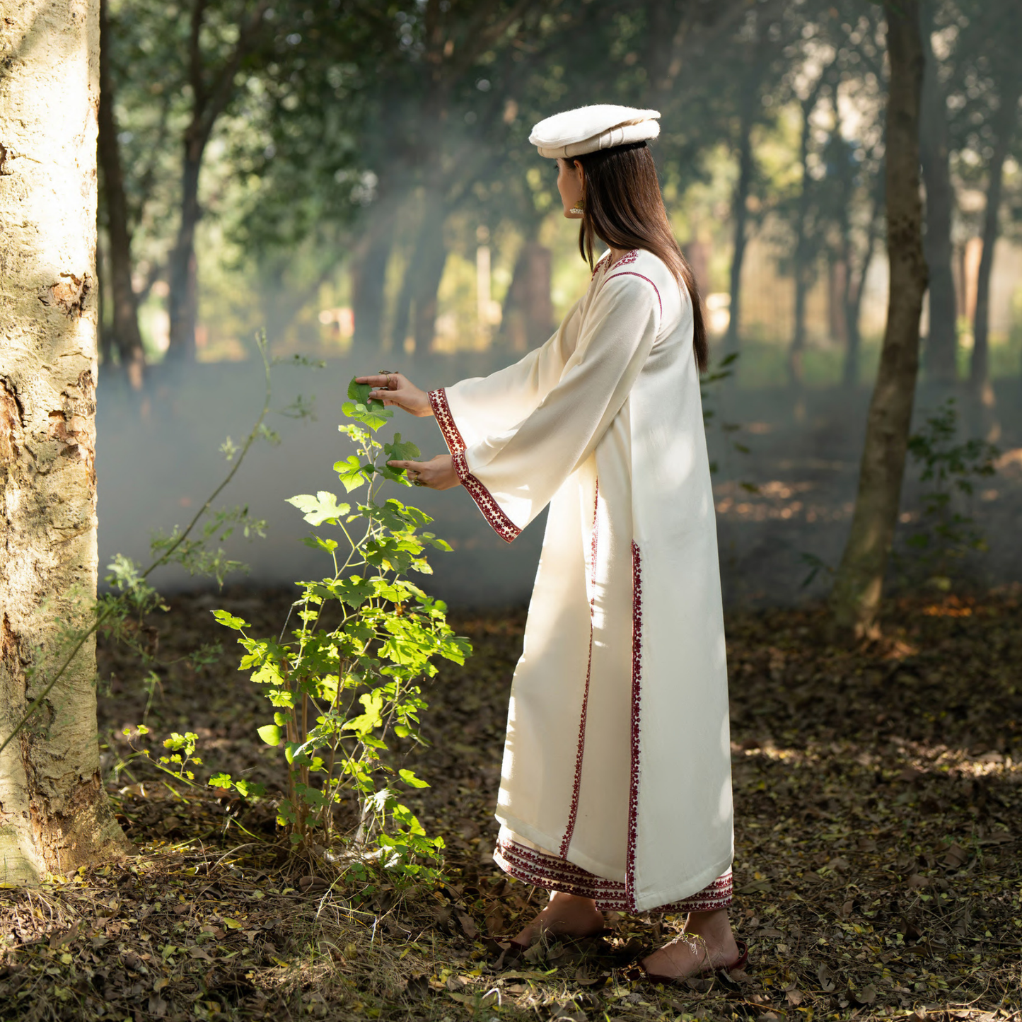 UCA-31 Embroidered Dhanak with Pashmina Shawl Winter Collection by Casuallite