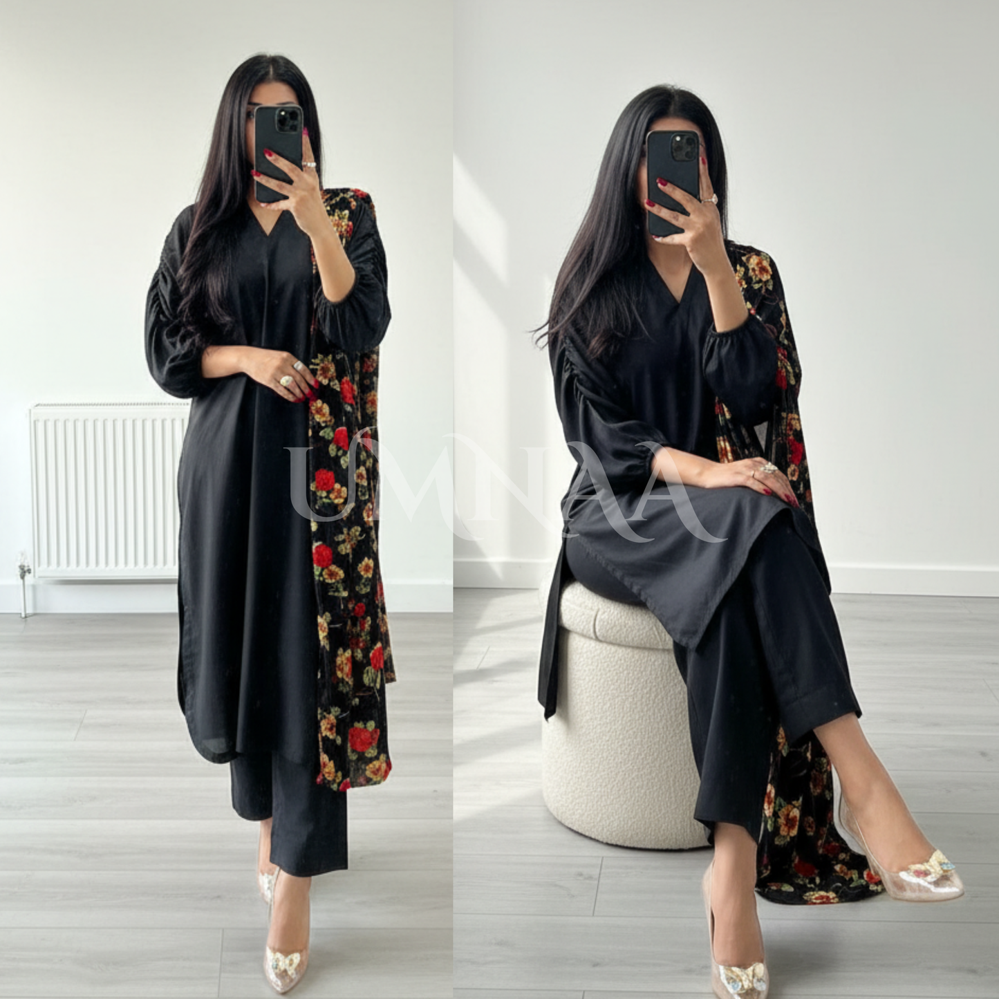 3 Pc Dhanak Collection with Palachi Shawl | Winter Collection | Raniya.h