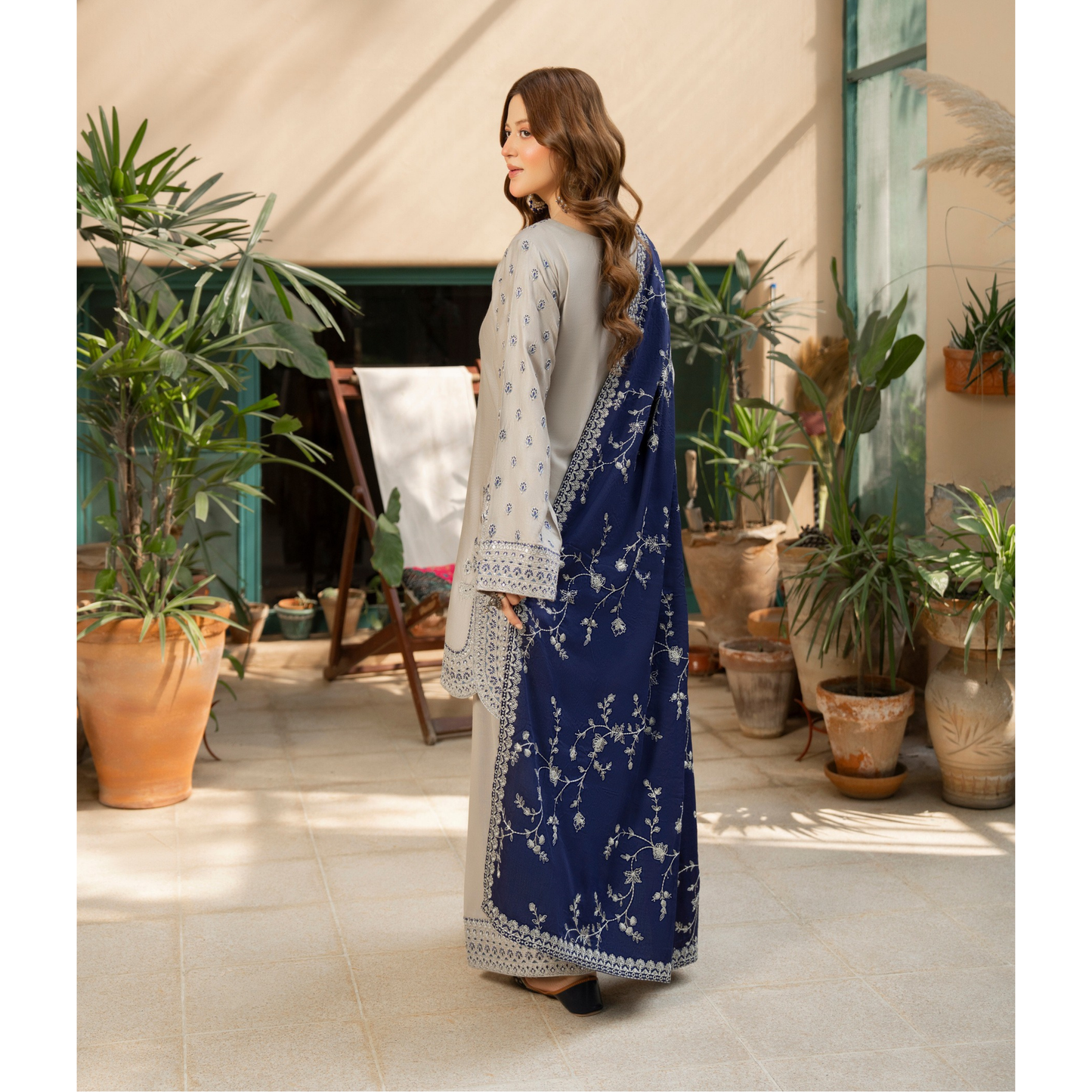 "Nigar" Kotrai Edition Luxury Embroidered 3 Piece by Karma Collection