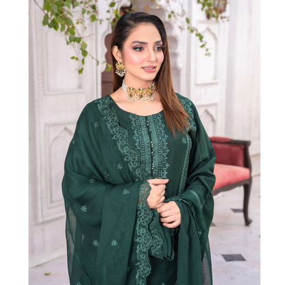 UMRZ-53 "Asim Jofa LUX " Embroidered Dhanak Collection By Rangz