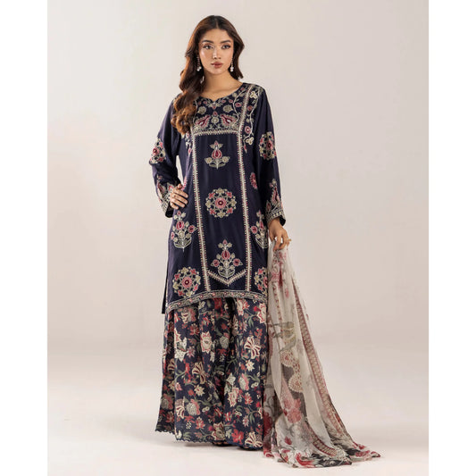 UTT-18 VOL 2 Embroidered Printed Linen Festive Collection by Traditional Thread