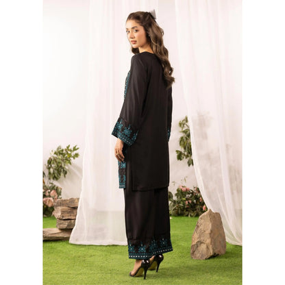 UMS-59 Embroidered Linen Co-Ords Set 2 Pc Set by Simrans