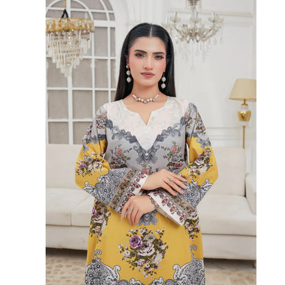 UMS-60 "Attire" Lawn 2 Piece Co-Ords Set by Simrans
