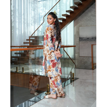 UMS-62 "Limelight" by Simrans Printed Lawn Co Ord Set Collection | Ready to Wear Pakistani Asian clothes