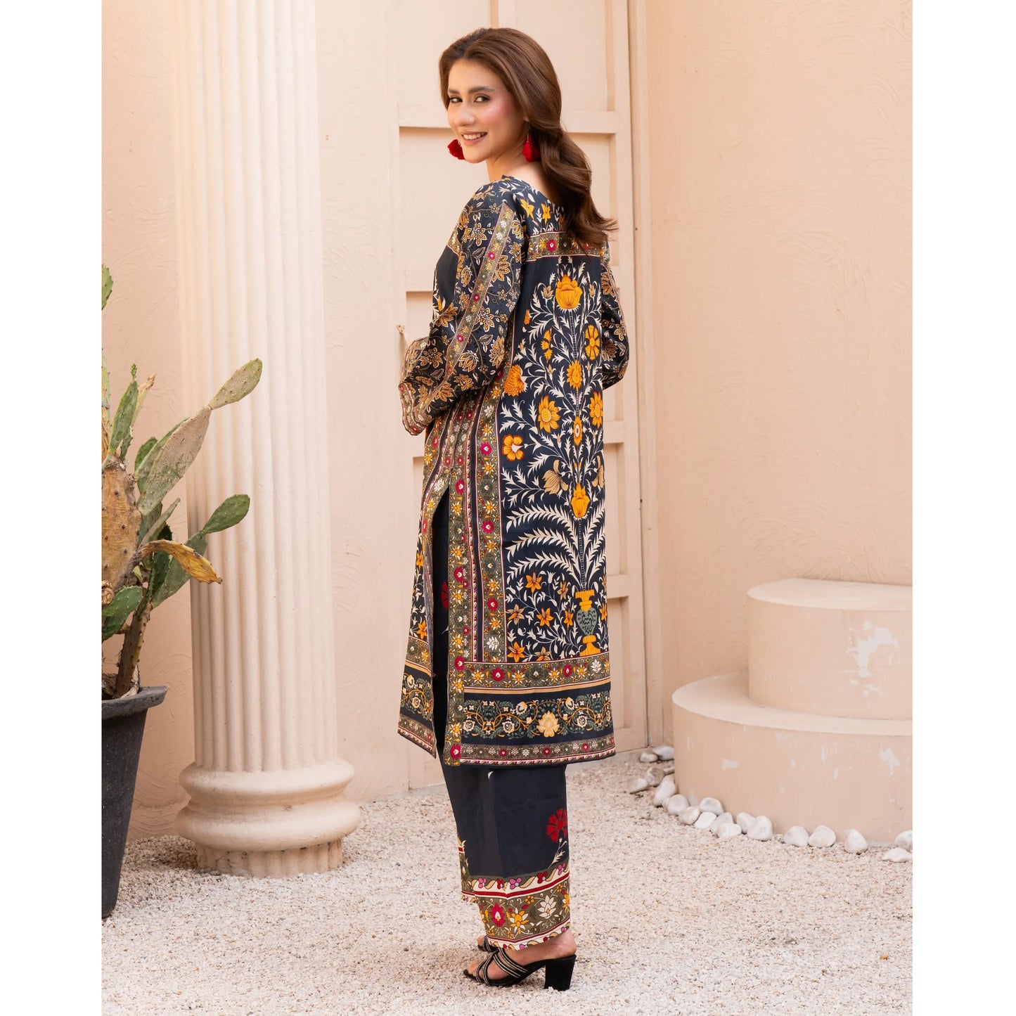 UMRZ-59 Printed Lawn Co-Ords set Collection by Rangz | Ready to Wear Pakistani Asian clothes
