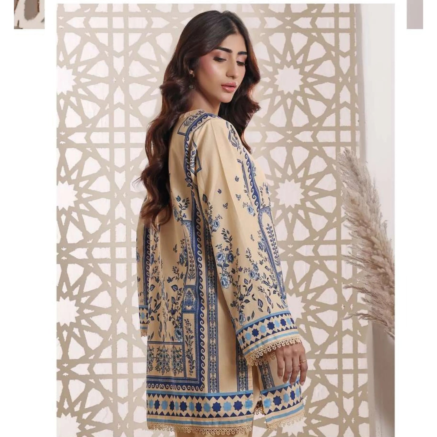 USN-19 Daily Pret Vol'8 Printed Lawn Co-Ords Set by Saphron Casual Co Ord Set Pakistani