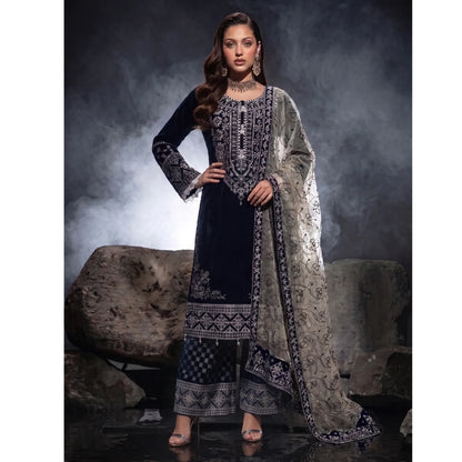 UA-323 Luxury Velvet Collection 3 Pc | Umnaa