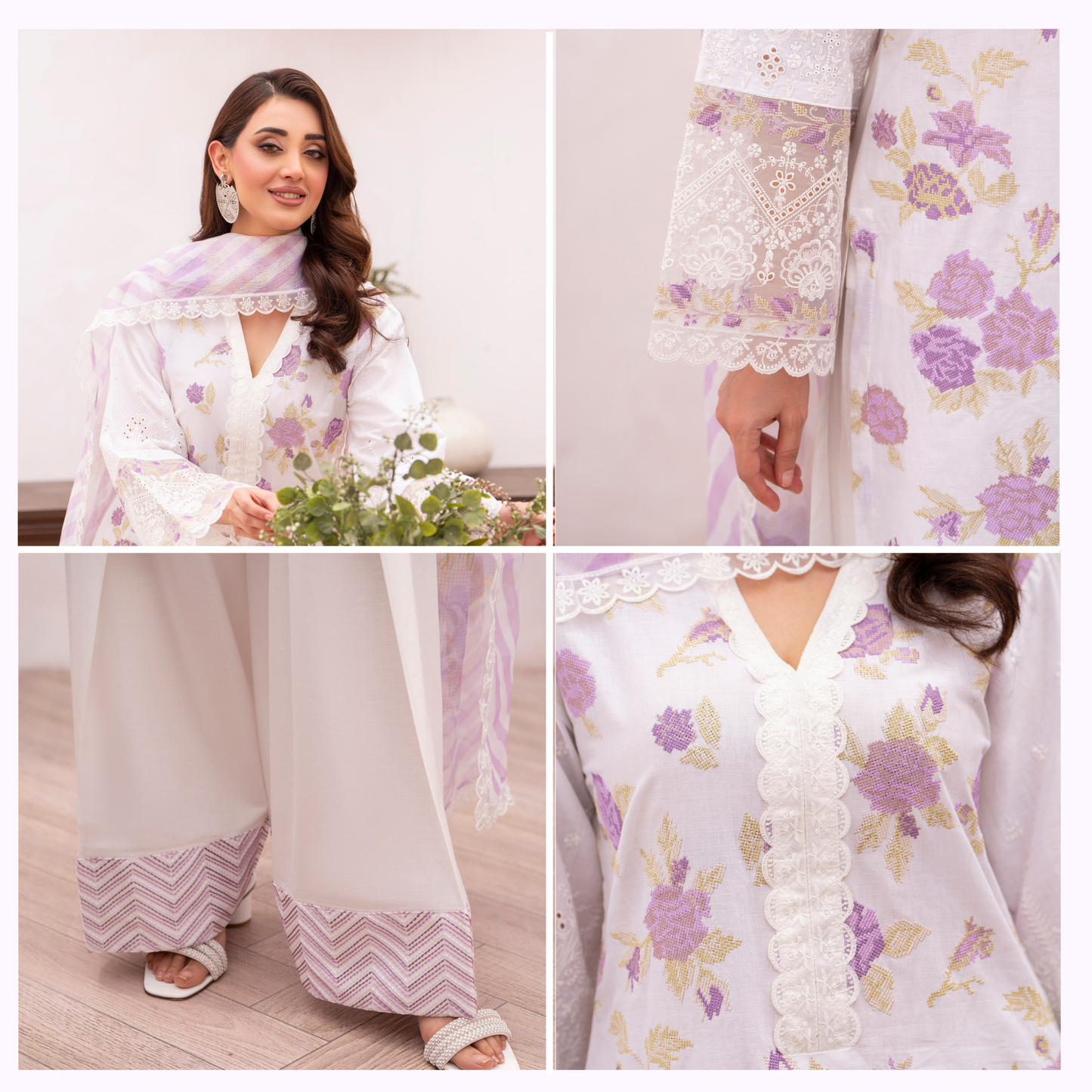 KC-1474 Luxury Trendy Farshi Shalwar Embroidered Collection | Ready to Wear |  Karma Collection