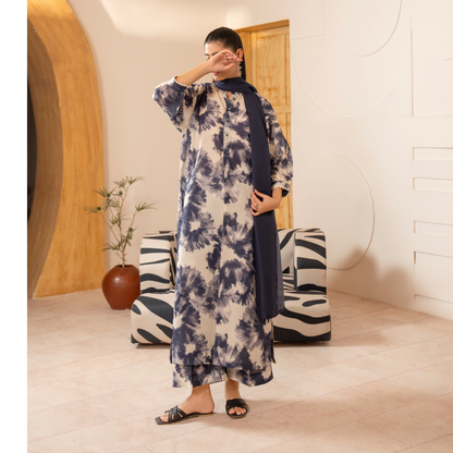 UCA-25 "Janaan" Viscose Silk 3 Pc Collection by Casuallite