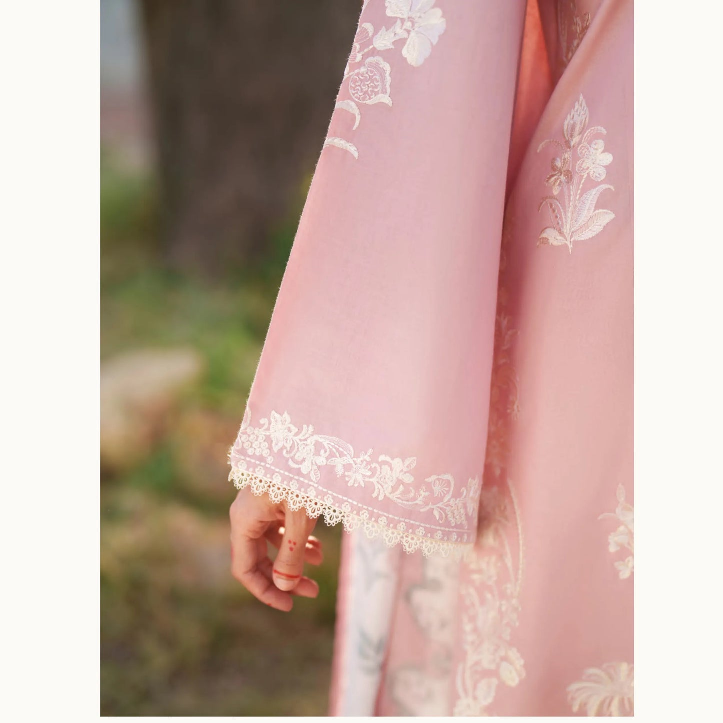 UCA-43 "HER" Collection Embroidered Cambric Cotton by Casuallite 3 Piece Suit for Women | Ready to Wear Pakistani Dress