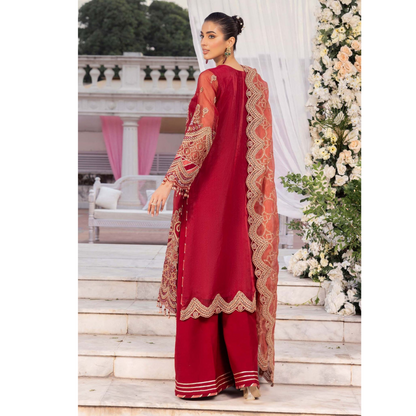 UTT-11 "Jab We Met" Embroidered Luxury festive 3 Pc Pakistani Dress by Traditional Thread