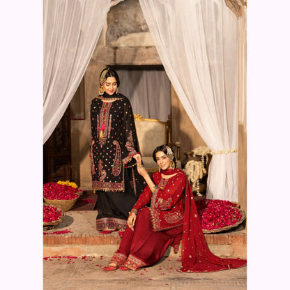 F-522 "Saj Dhaj" Embroidered Georgette Collection by Karma Collection