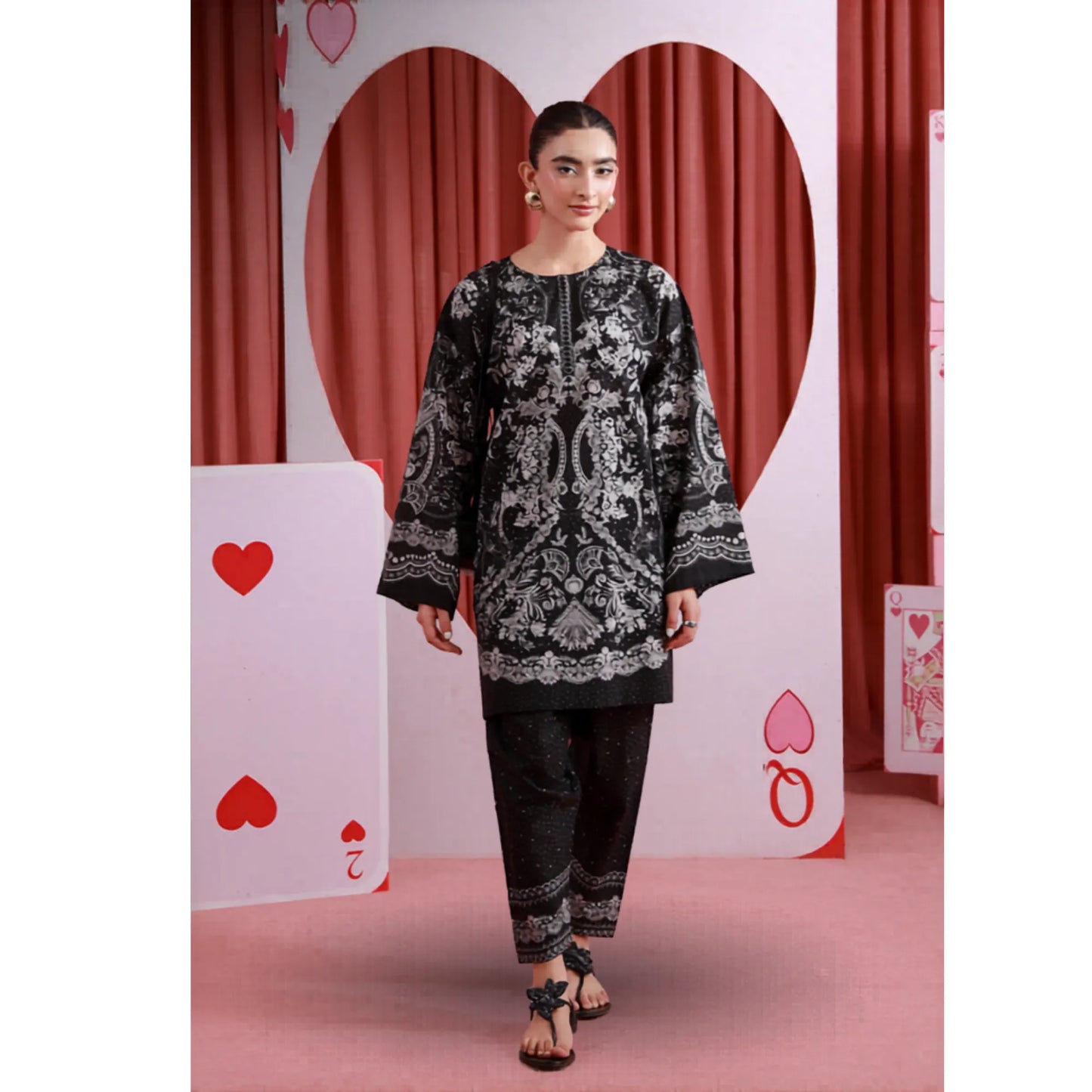 UAS-01 printed Pret by Asim jofa Printed Co Ord Set summer Collection Ready to Wear asian clothes