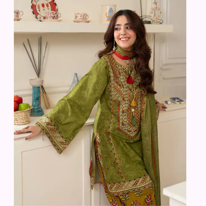 "Gulmahar" Embroidered Lawn Collection by karma Collection
