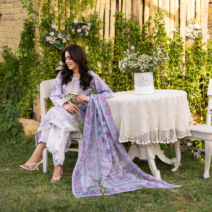 KC-1577 "Sunheri" Embroidered Festive Cambric Cotton Collection by Karma Collection