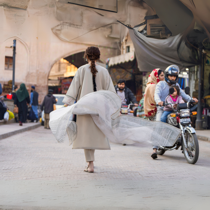 UCA-15 3 Pc Embroidered Cambric Cotton Ready to Wear Eid Collection by Casuallite